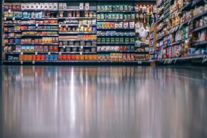processed foods and autism-grocery store isle